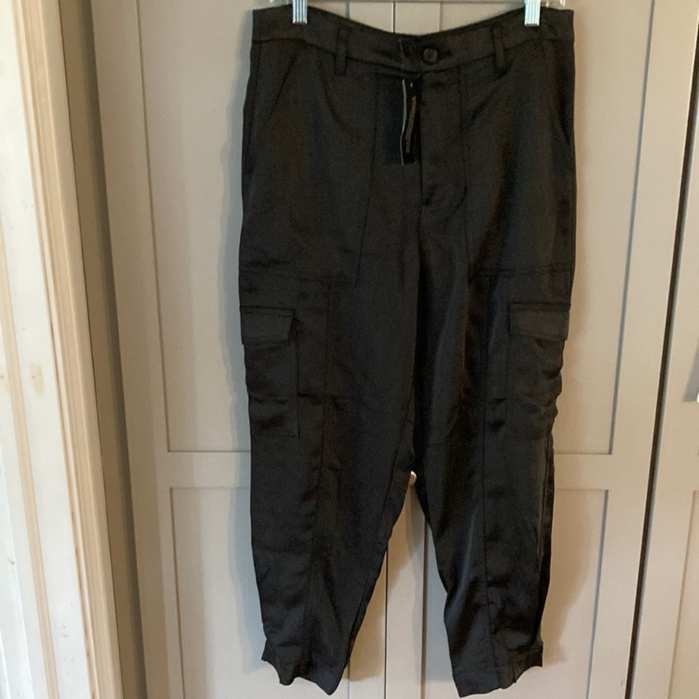 Banana Republic Black Cargo Joggers